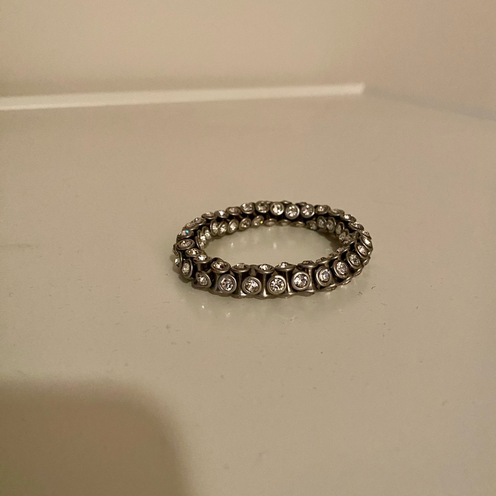 Anthropologie Stretch Crystal Bracelet